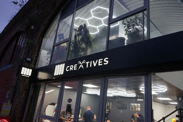 The Udou Creatives shopfront at night