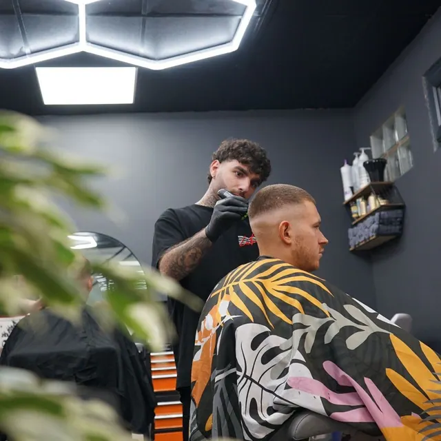 A cut in progress
